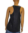 Vince Clothing Medium Dark Grey Sequined Tank