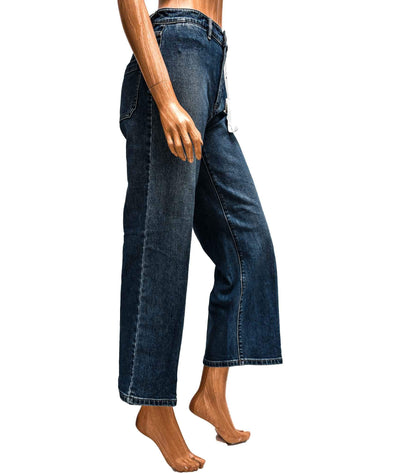 Vince Clothing Medium | US 28 High Waisted Cropped Wide Leg Jeans
