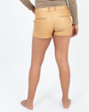 Vince Clothing Medium | US 6 Two-Toned Leather Shorts