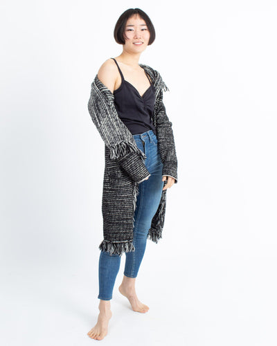 Vince Clothing Small Fringe Cardigan