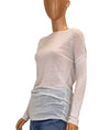 Vince Clothing XS Cream Boat Neck Blouse