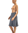 Weekend MaxMara Clothing Large | US 10 Houndstooth Trumpet Flare Skirt