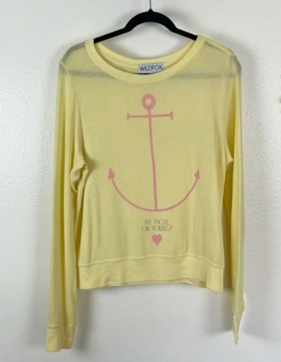 Wildfox Clothing Medium "My Yacht or Yours" Sweatshirt