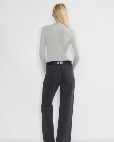 Wilfred Clothing Small Clarette Merino Wool Polo Sweater