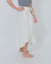 Wilfred Clothing Small Cream Wrap Skirt