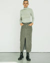 With Black Clothing WITHBLACK Steffi Shadow Denim Skirt