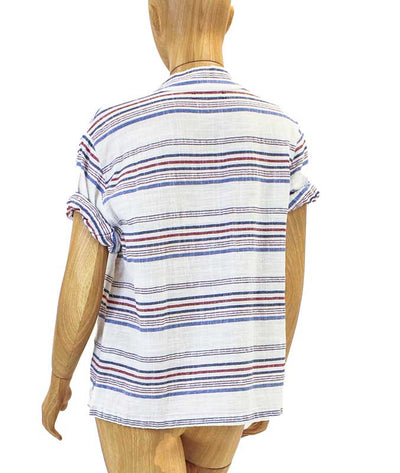 XíRENA Clothing Medium Cuffed Sleeve V Neck Top