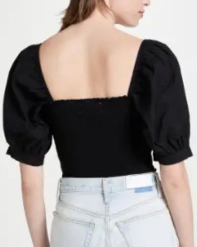 XíRENA Clothing Medium "Issa" Shirred Crop Top