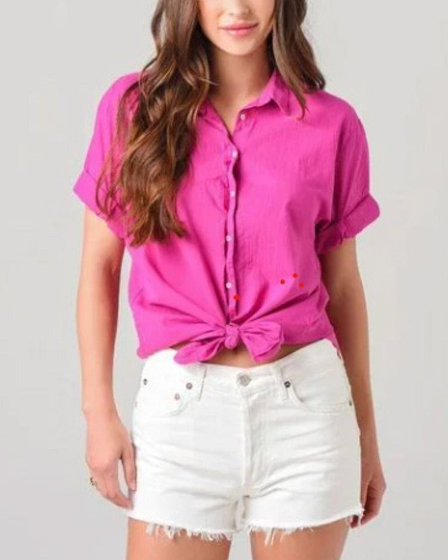 XíRENA Clothing Small "Rose Tea Channing Shirt"