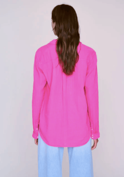 XíRENA Clothing Small Scout Shirt Pink Raspberry