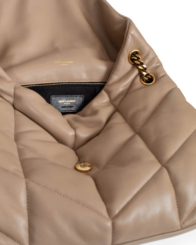 Yves Saint Laurent Bags One Size "Lou Lou Puffer Chain Bag in Quilted Lambskin"