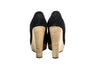 Yves Saint Laurent Shoes Medium | US 9 YSL "Maryna 105 Pump" Black Suede Wedges