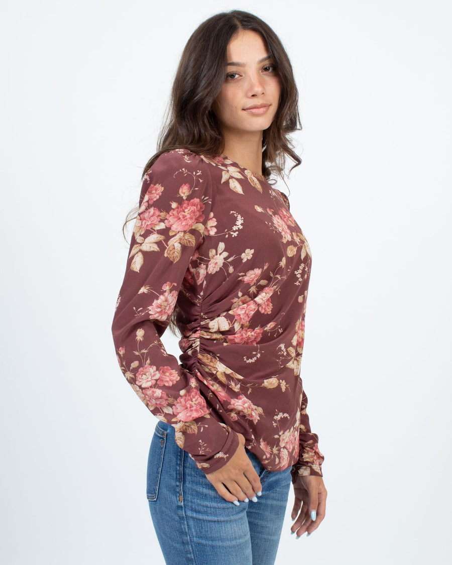 Zimmerman Clothing Small Floral Long Sleeve Blouse
