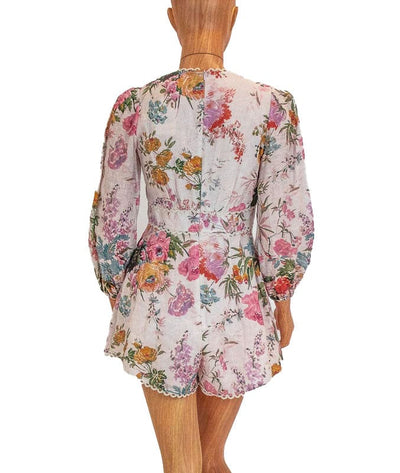 Zimmerman Clothing Small | US 6 Floral Print Romper