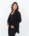 360 Cashmere Clothing Medium Black Cashmere Cardigan
