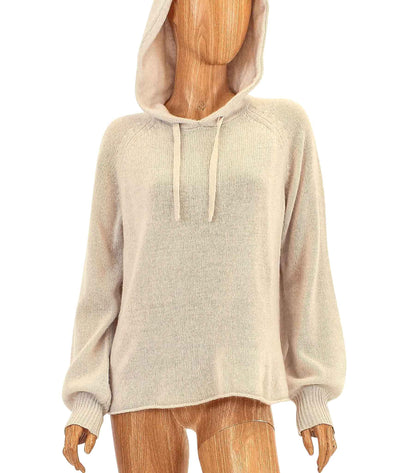 360 Cashmere Clothing Small Cashmere Pullover Hoodie Sweater