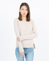 360 Cashmere Clothing Small Oatmeal Cashmere Sweater