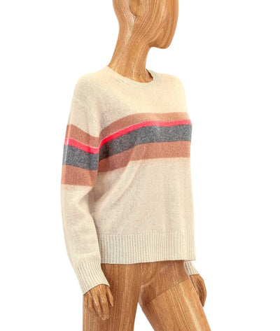 360 Cashmere Clothing XS Cashmere Striped Sweater