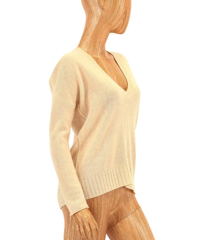 360 Cashmere Clothing XS Cashmere V-Neck Sweater