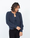 360 Cashmere Clothing XS Chunky Navy Cardigan