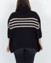 360 Sweater Clothing Medium Striped Cashmere Poncho