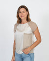 7 for all Mankind Clothing Small Silk Blouse