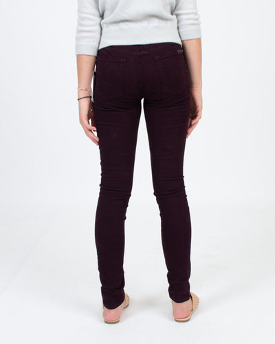 7 for all Mankind Clothing XS | US 24 Eggplant Velvet Pants