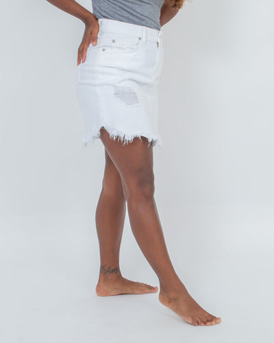 7 for all Mankind Clothing XS | US 26 White denim skirt