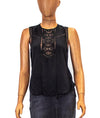A.L.C. Clothing XS | US 2 Black Sleeveless Silk Blouse
