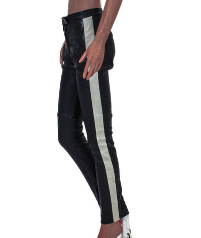 A.L.C. Clothing XS | US 2 Mid-Rise Moto Racer Stripe Leather Pants