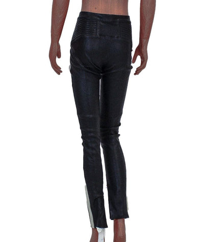 A.L.C. Clothing XS | US 2 Mid-Rise Moto Racer Stripe Leather Pants