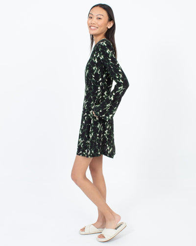 A.L.C. Clothing XS | US 2 Printed Long Sleeve Mini Dress
