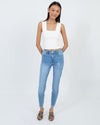 A.L.C. Clothing XS White Sleeveless Cropped Top