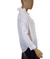 A Shirt Thing Clothing XS 3/4 Sleeve White Blouse