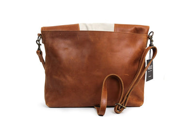 ABLE Bags One Size Large "Emnet Foldover" Bag with Crossbody Strap