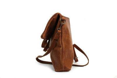 ABLE Bags One Size Large "Emnet Foldover" Bag with Crossbody Strap