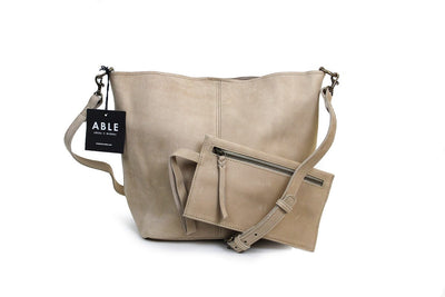 ABLE Bags One Size "Miniret Crossbody" Leather Bag