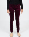 Adriano Goldschmied Clothing Large | US 30 "The Legging Super Skinny" Velvet Pant