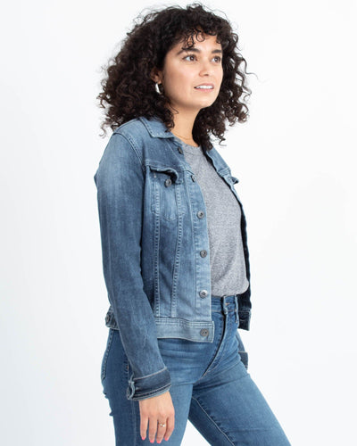 Adriano Goldschmied Clothing Small Stretchy Denim Jacket