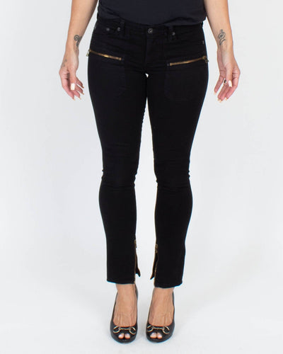 Adriano Goldschmied Clothing Small | US 26 "Harlow" Patch Pocket Zip Jeans