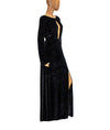 AGAIN Clothing Small Long Sleeve Velvet Gown