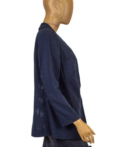 Akris Punto Clothing Large | US 12 Perforated Blazer