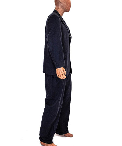 Aldo Conti Clothing XL Navy Two-Piece Suit