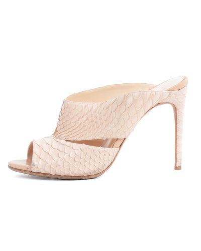 Alexandre Birman Shoes Medium | US 8.5 Snakeskin Mules