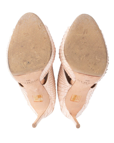 Alexandre Birman Shoes Medium | US 8.5 Snakeskin Mules