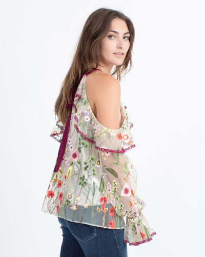 ALEXIS Clothing Medium Open Shoulder Blouse