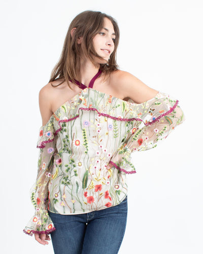 ALEXIS Clothing Medium Open Shoulder Blouse