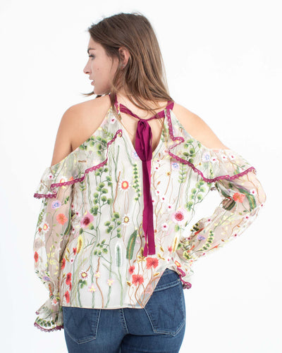 ALEXIS Clothing Medium Open Shoulder Blouse