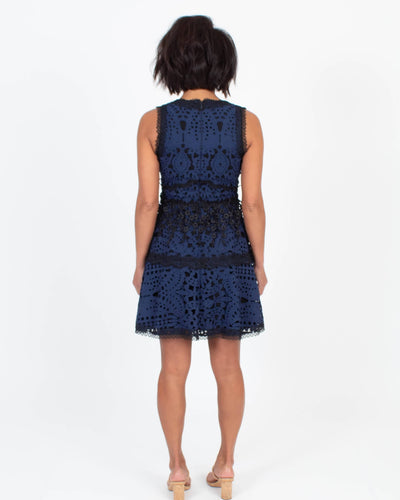 ALEXIS Clothing XS Lace Overlay Dress
