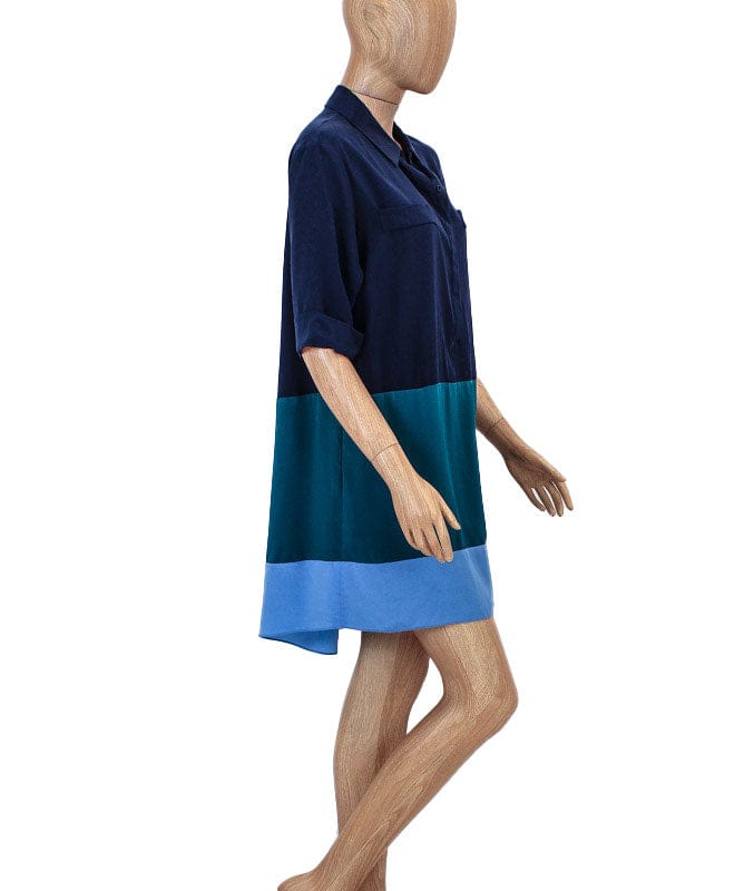 Ali Ra Clothing Small | US 4 Silk Color Block Dress